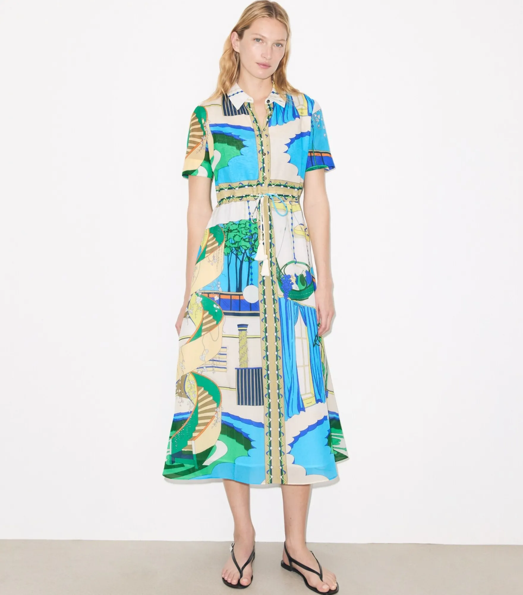 BAUMWOLLHEMDKLEID