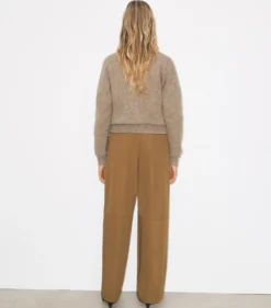BAUMWOLLHOSE MIT WEITEM BEINSCHNITT