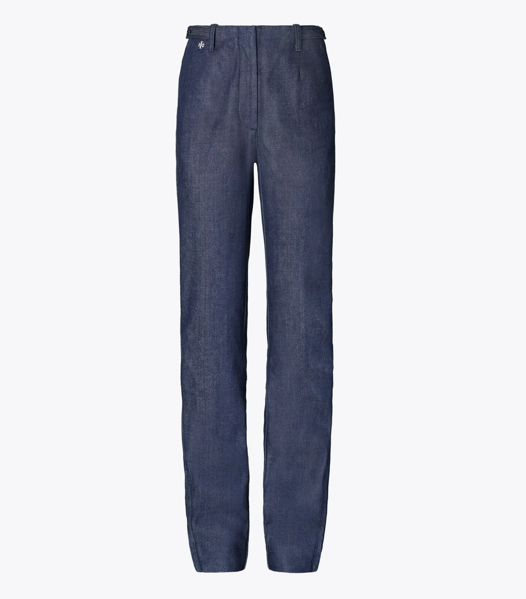 BAUMWOLLJEANS MIT KNÖCHELREISSVERSCHLUSS