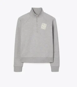 BAUMWOLLSWEATSHIRT MIT GESTICKTEM LOGO
