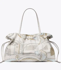 BEDRUCKTE ELLA TOTE BAG MIT TUNNELZUG