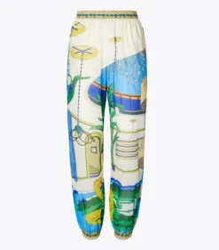 BEDRUCKTE LOUNGE-HOSE AUS BAUMWOLLE