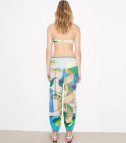BEDRUCKTE LOUNGE-HOSE AUS BAUMWOLLE
