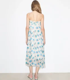 BEDRUCKTES SEIDENKLEID