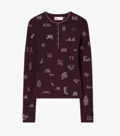 BESTICKTER, GERIPPTER PULLOVER