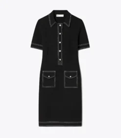 CAMP-KLEID AUS WOLLE MIT STEPPNÄHTEN