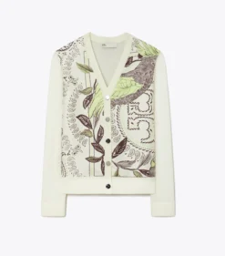 CARDIGAN MIT SEIDENVORDERSEITE