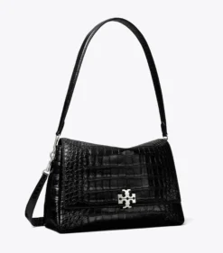 CHARLIE SCHULTERTASCHE MIT KROKOPRÄGUNG