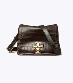 CHARLIE SCHULTERTASCHE MIT KROKOPRÄGUNG