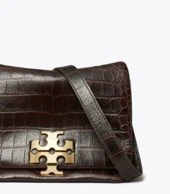 CHARLIE SCHULTERTASCHE MIT KROKOPRÄGUNG