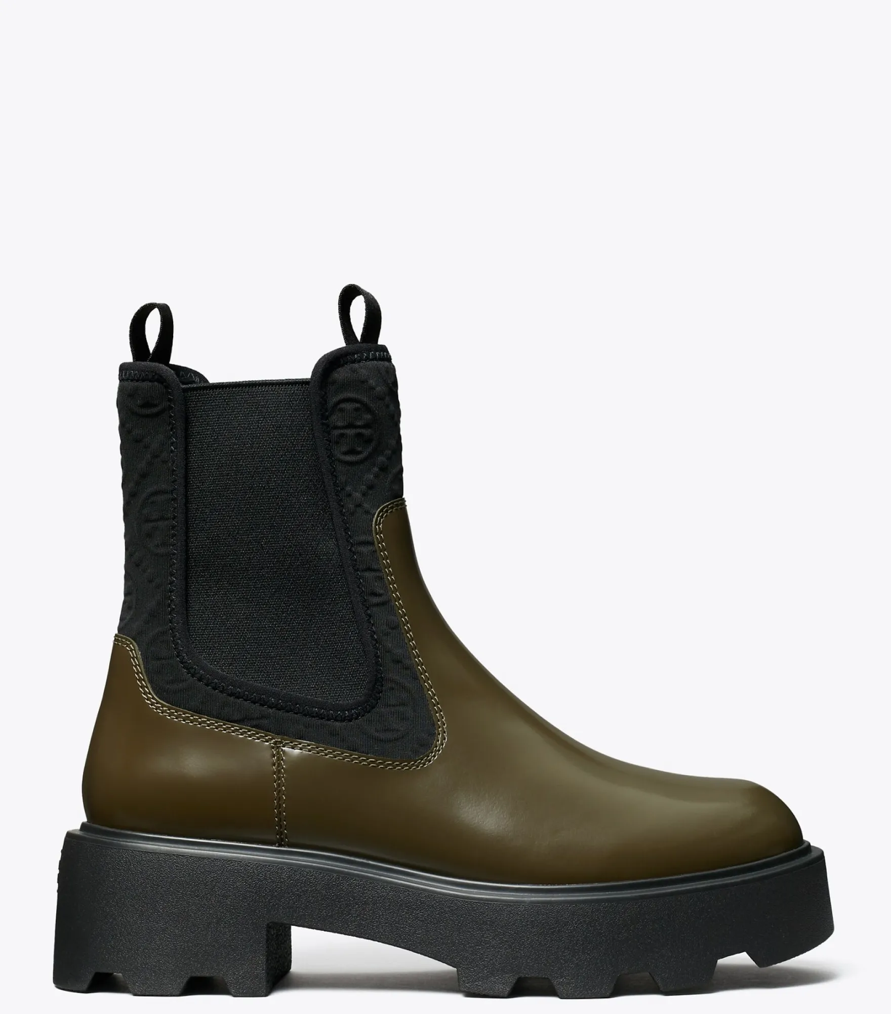 CHELSEA BOOT MIT T-MONOGRAMM UND PROFILSOHLE