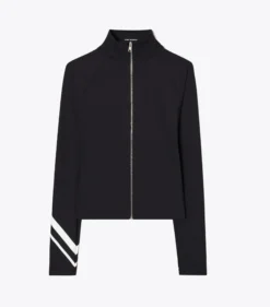 CHEVRONJACKE MIT DURCHGEHENDEM REISSVERSCHLUSS