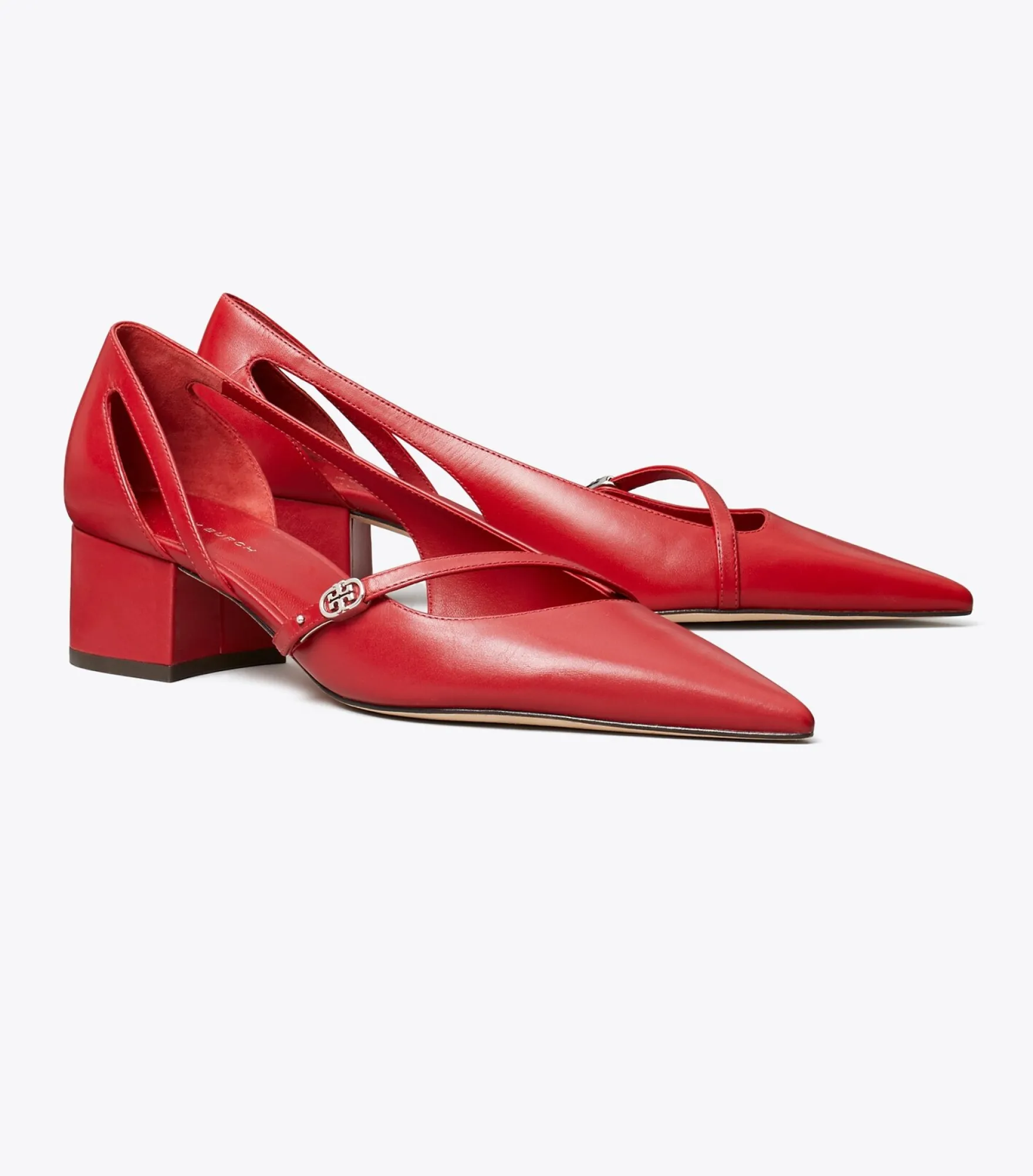 D'ORSAY PUMPS MIT DOPPEL-T-SCHNALLE