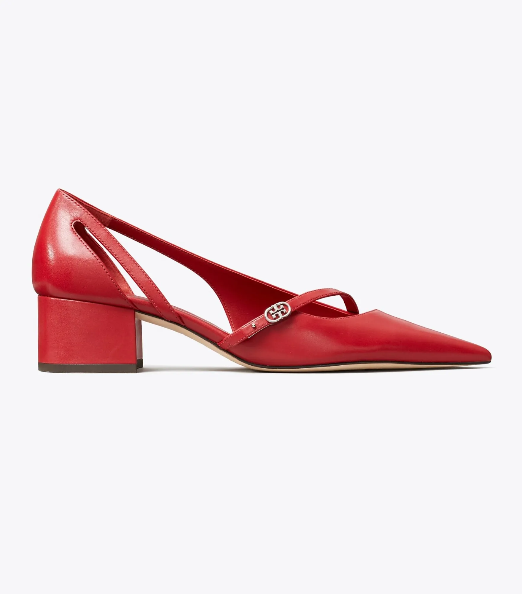 D'ORSAY PUMPS MIT DOPPEL-T-SCHNALLE