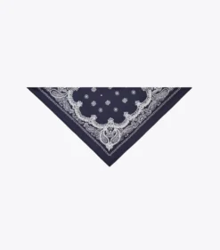 DREIECKIGES BANDANA-TUCH MIT PERLEN