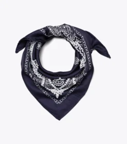 DREIECKIGES BANDANA-TUCH MIT PERLEN