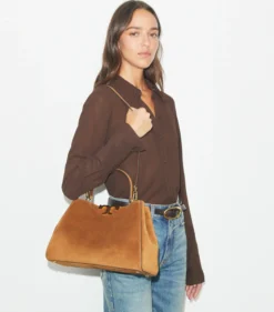 ELEANOR HENKELTASCHE AUS WILDLEDER