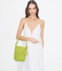 ELLA HAND-CROCHETED POPCORN BUCKET BAG