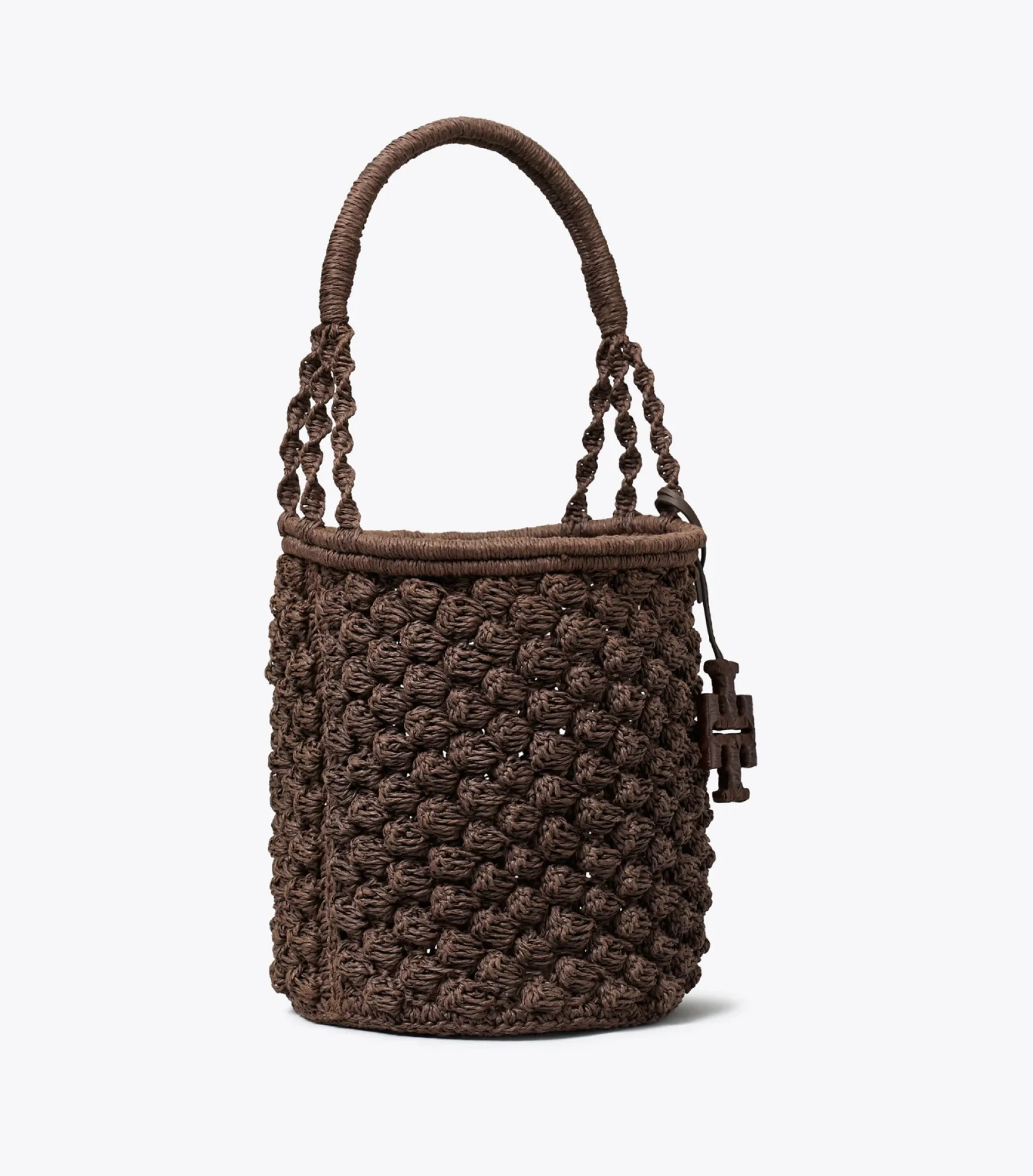 ELLA HAND-CROCHETED POPCORN BUCKET BAG