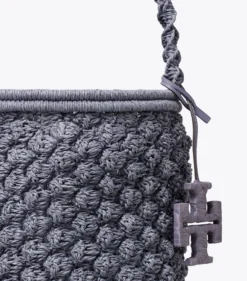 ELLA HAND-CROCHETED POPCORN BUCKET BAG