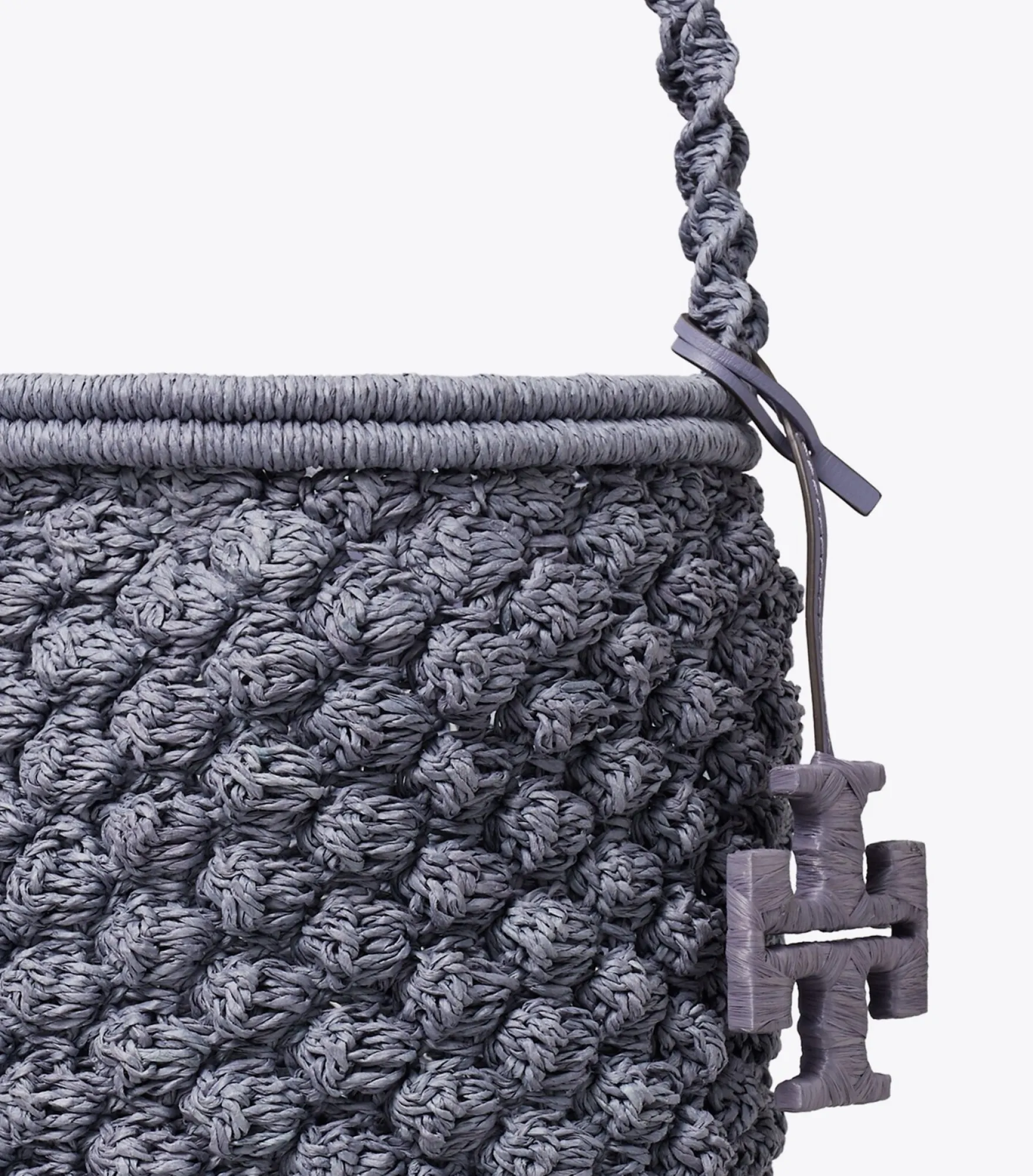ELLA HAND-CROCHETED POPCORN BUCKET BAG