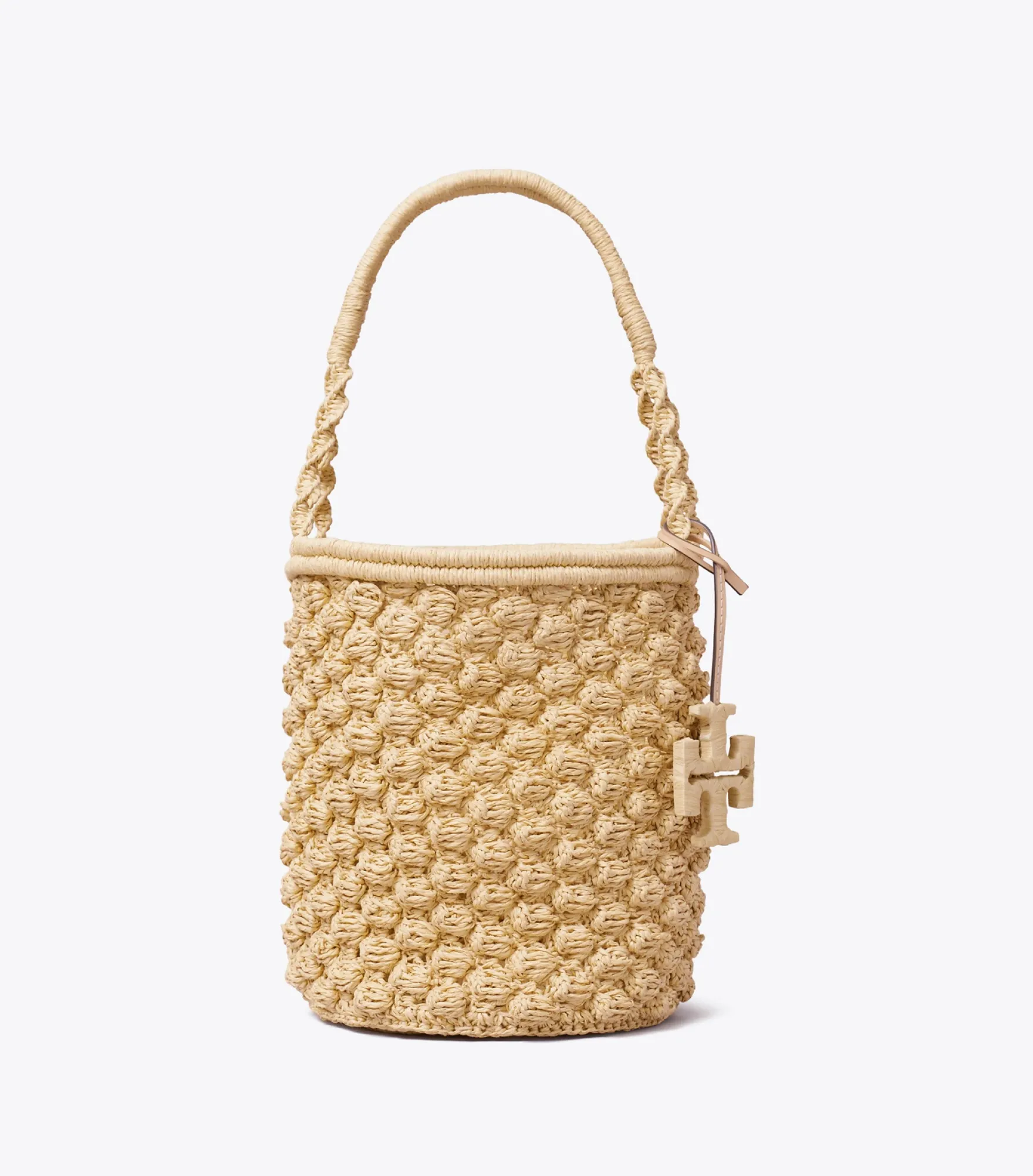 ELLA HAND-CROCHETED POPCORN BUCKET BAG