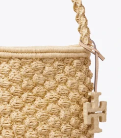 ELLA HAND-CROCHETED POPCORN BUCKET BAG