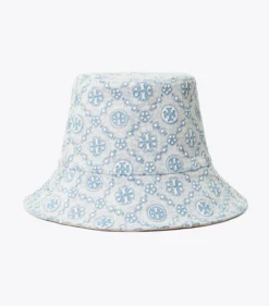 FISCHERHUT AUS DENIM MIT T-MONOGRAMM