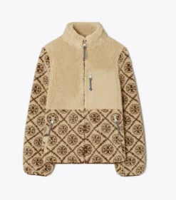 FLEECEJACKE MIT T-MONOGRAMM