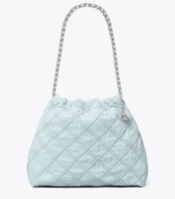FLEMING HOBO BAG AUS WEICHEM DENIM