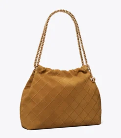FLEMING HOBO BAG AUS WEICHEM WILDLEDER