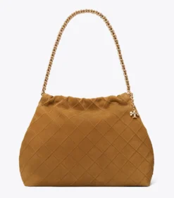 FLEMING HOBO BAG AUS WEICHEM WILDLEDER