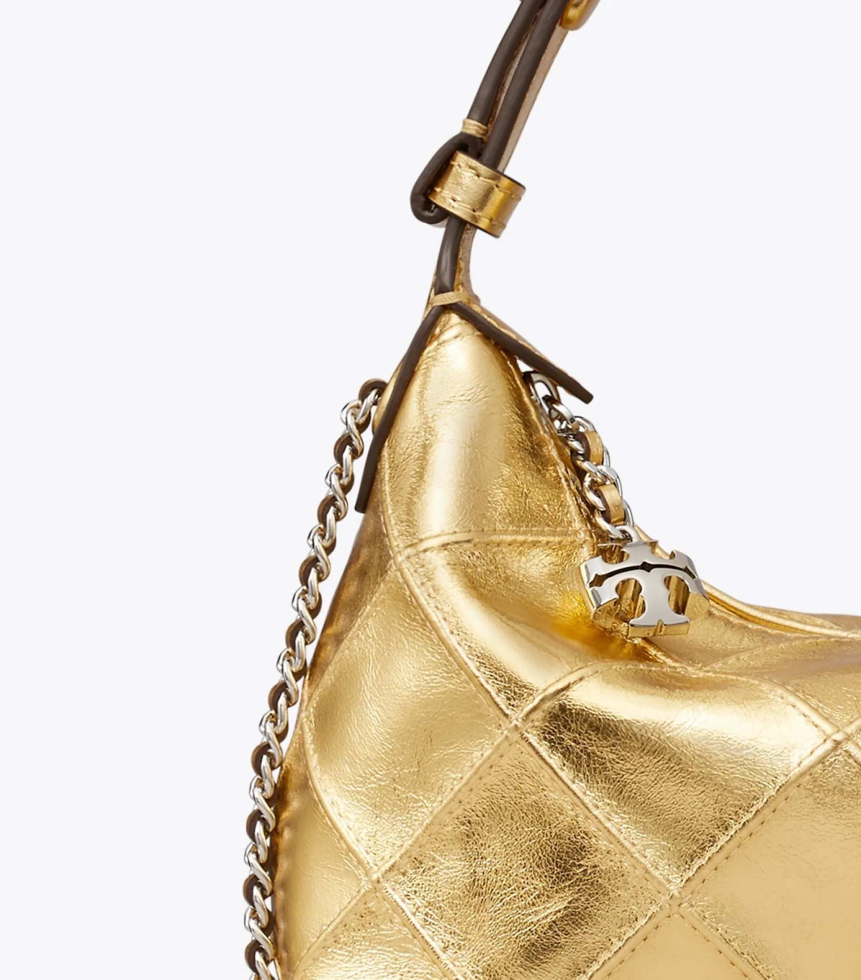FLEMING POCHETTE IN METALLIC-OPTIK