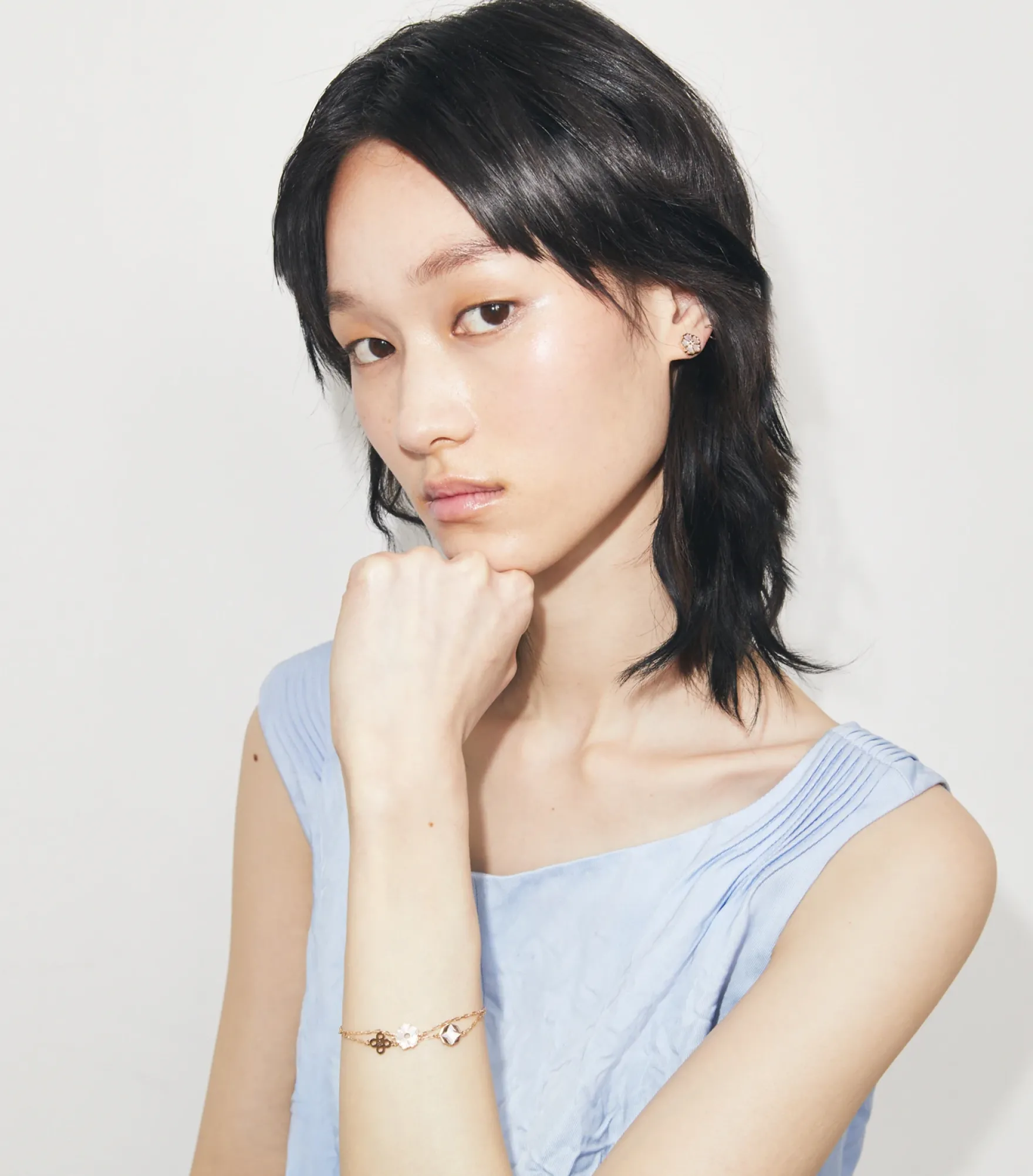 FORGET ME NOT GESCHENKSET MIT ARMBAND UND OHRRINGEN