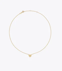 FORGET ME NOT HEART PENDANT NECKLACE