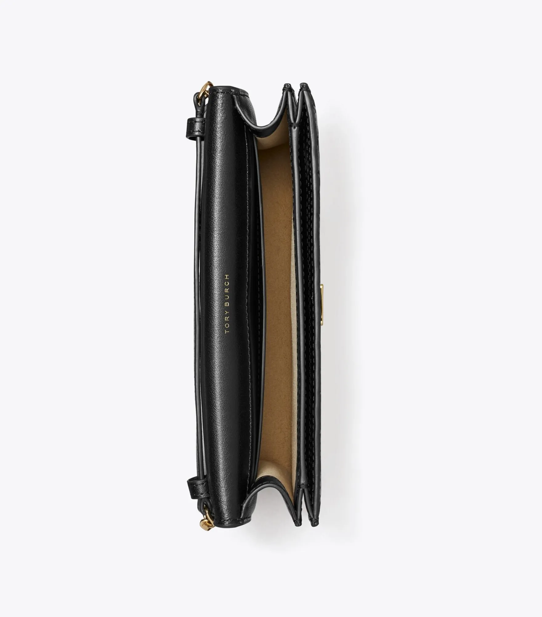 GELDBÖRSE IM KUVERT-STIL AUS LEDER MIT T-MONOGRAMM UND KETTE