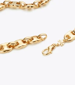 GEMINI LINK PAVÉ NECKLACE
