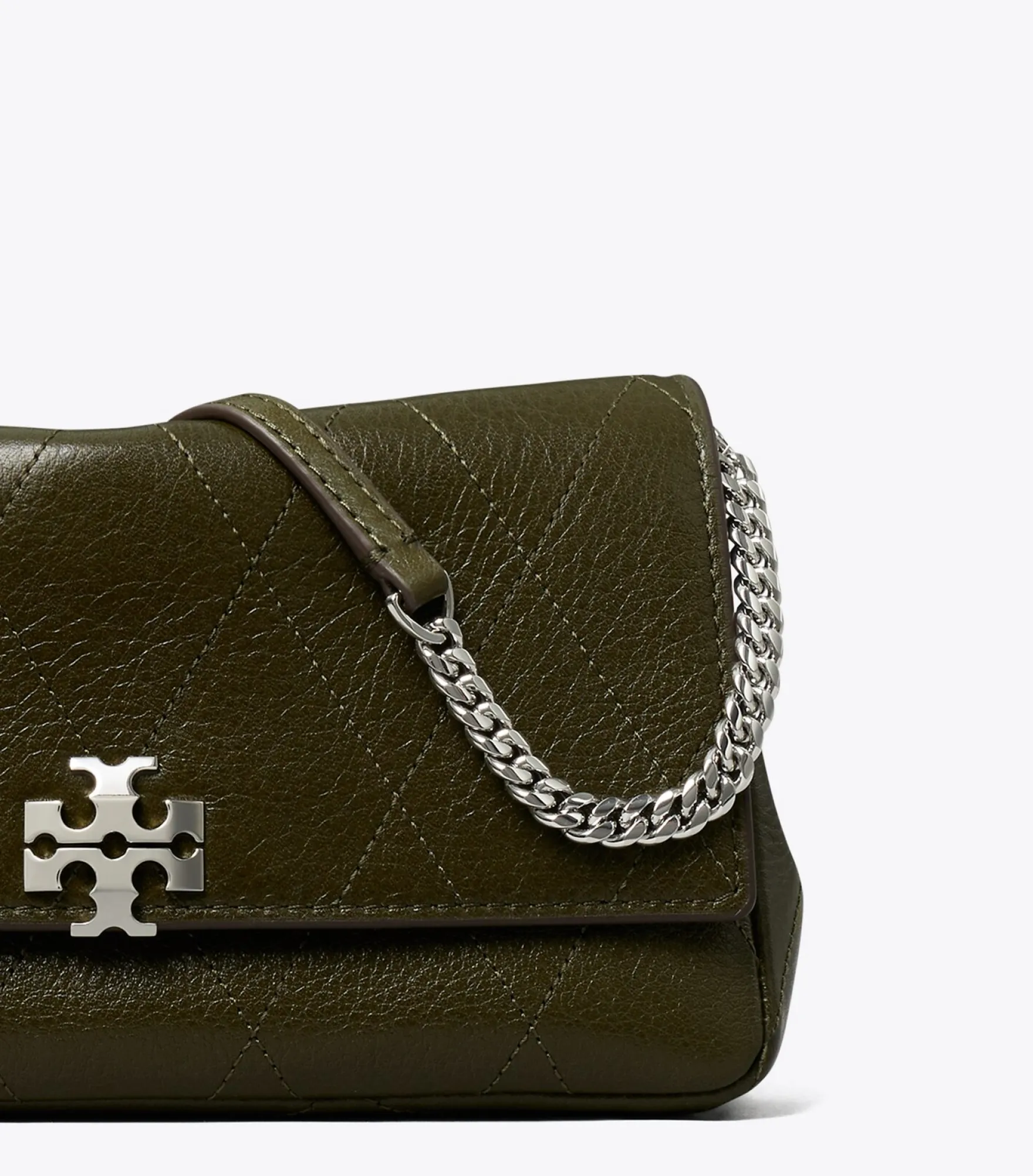 GESTEPPTE CHARLIE CROSSBODY BAG MIT KETTE