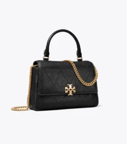 GESTEPPTE MINI CHARLIE CROSSBODY BAG MIT TRAGEGRIFF OBEN