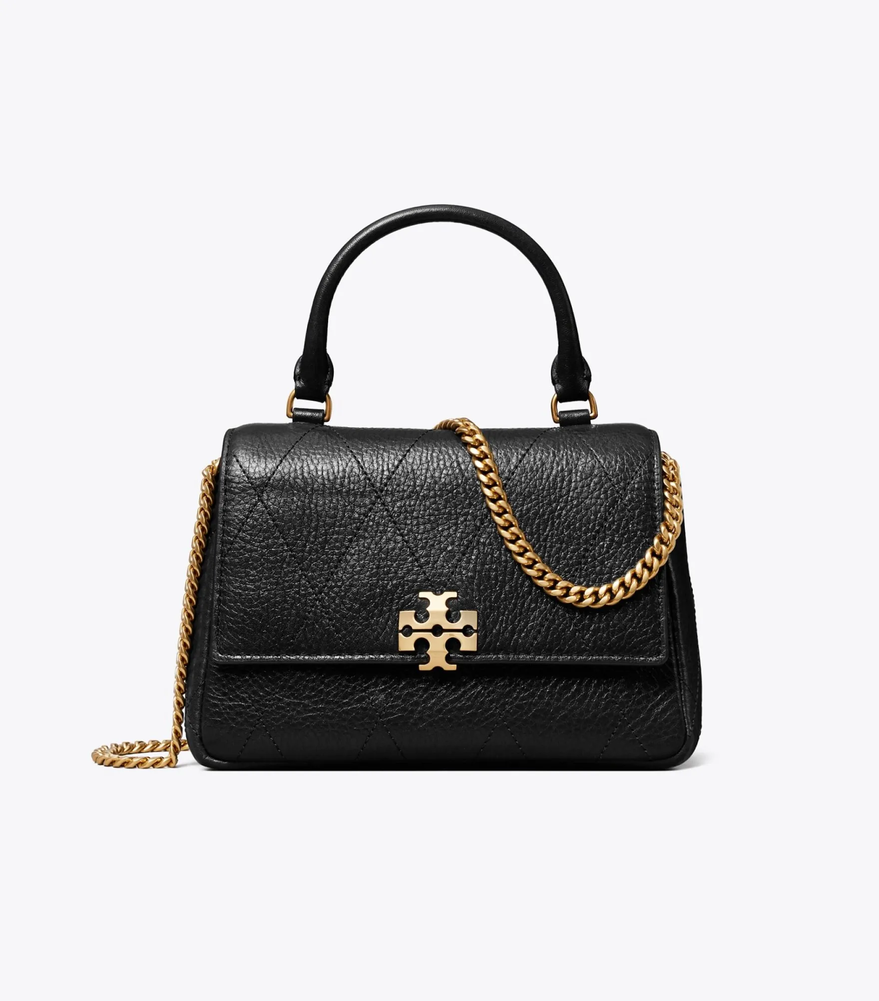 GESTEPPTE MINI CHARLIE CROSSBODY BAG MIT TRAGEGRIFF OBEN
