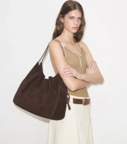 GROSSE FLEMING TOTE BAG AUS WILDLEDER