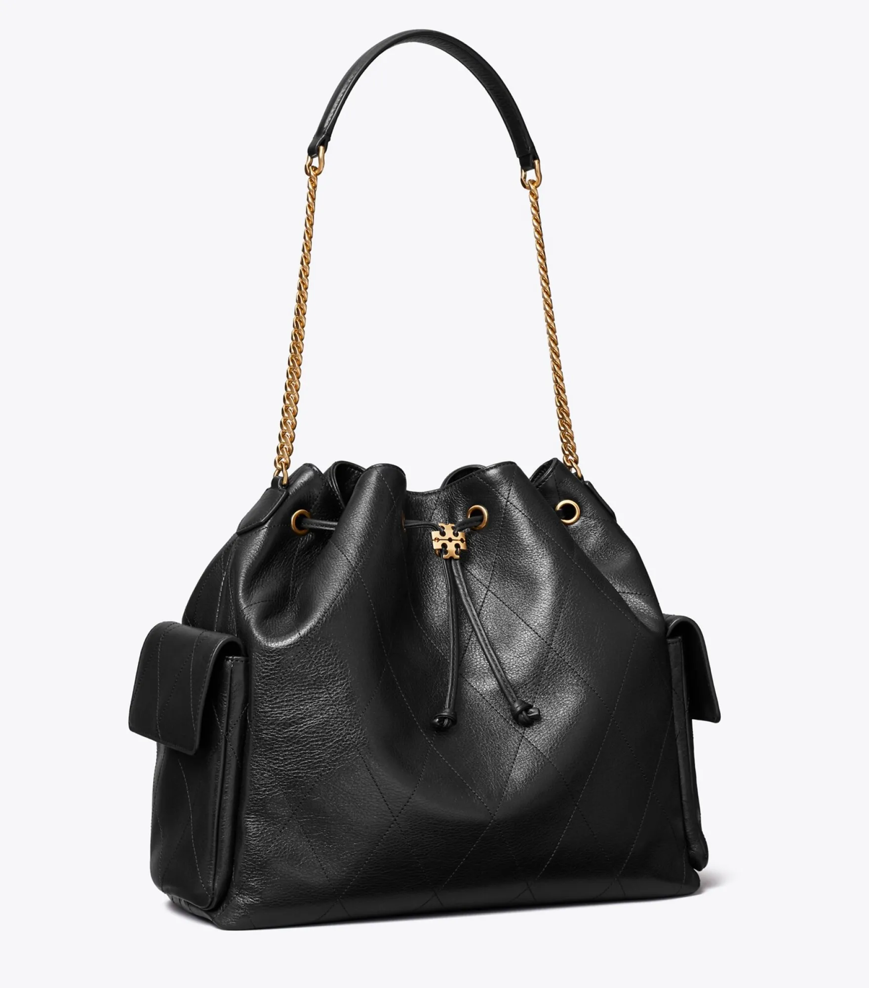 GROSSE GESTEPPTE CHARLIE SCHULTERTASCHE MIT TUNNELZUG