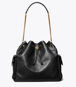 GROSSE GESTEPPTE CHARLIE SCHULTERTASCHE MIT TUNNELZUG