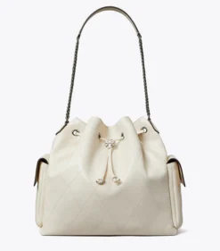 GROSSE GESTEPPTE CHARLIE SCHULTERTASCHE MIT TUNNELZUG