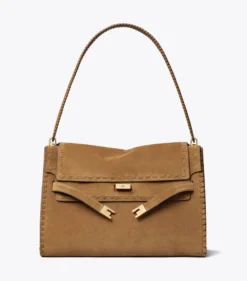 GROSSE LEE RADZIWILL SCHULTERTASCHE AUS WILDLEDER