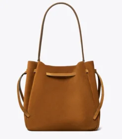 GROSSE ROMY BUCKET BAG AUS WILDLEDER