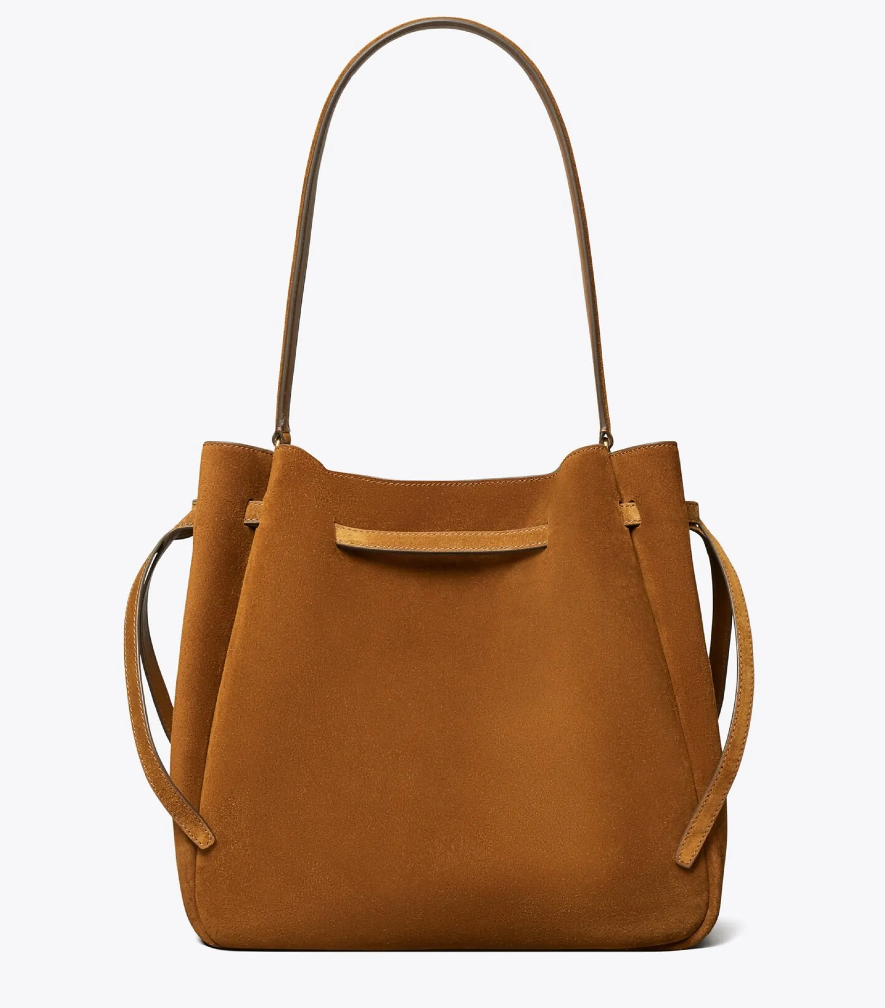 GROSSE ROMY BUCKET BAG AUS WILDLEDER