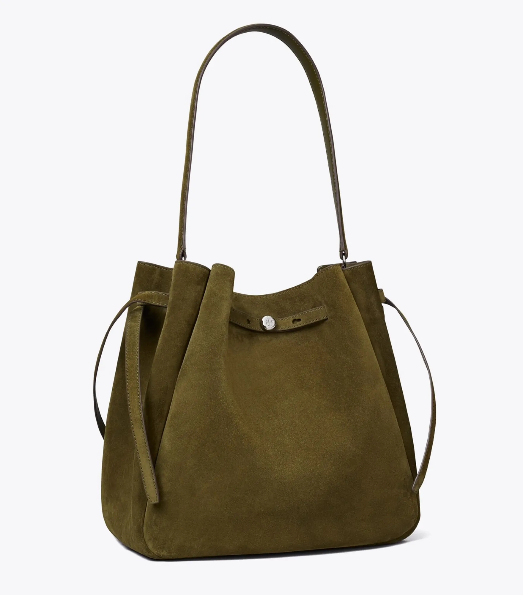 GROSSE ROMY BUCKET BAG AUS WILDLEDER