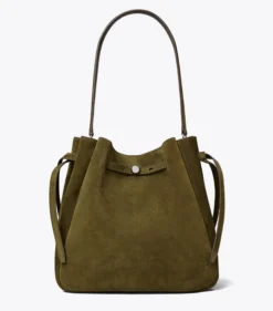 GROSSE ROMY BUCKET BAG AUS WILDLEDER