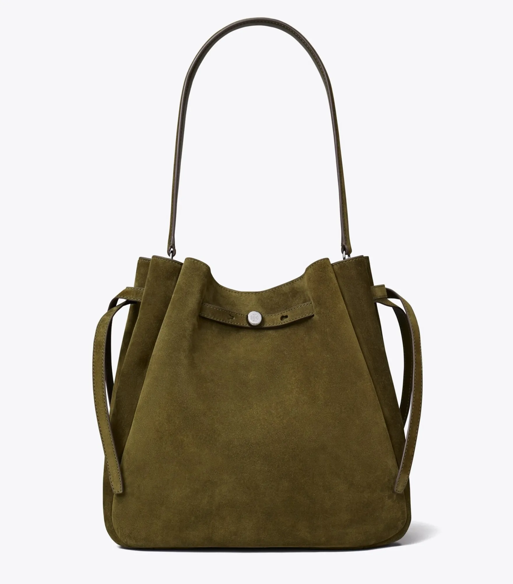 GROSSE ROMY BUCKET BAG AUS WILDLEDER